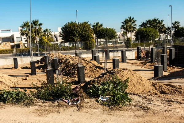 Local de construção na espanha — Fotografia de Stock