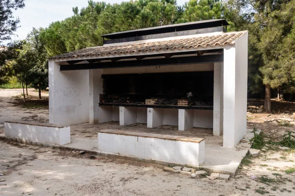 Public barbeque area — Stock Photo, Image