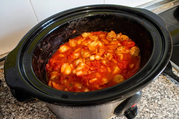 Slow cooker meal — Stock Photo, Image