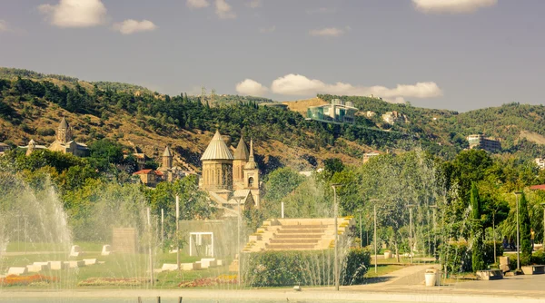 Verão na cidade velha de Tbilisi — Fotografia de Stock