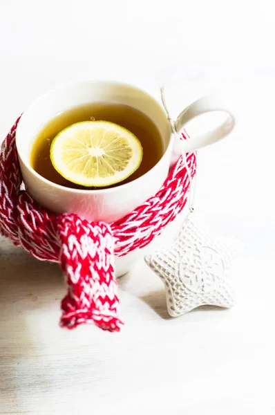 Limonlu çay. — Stok fotoğraf