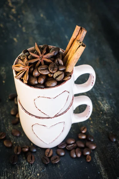 Çiğ kahve çekirdekleri — Stok fotoğraf