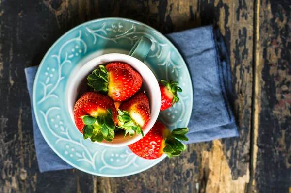 Sobremesa de frutas orgânicas — Fotografia de Stock