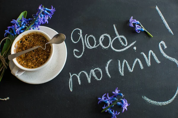 Taza de café de la mañana — Foto de Stock