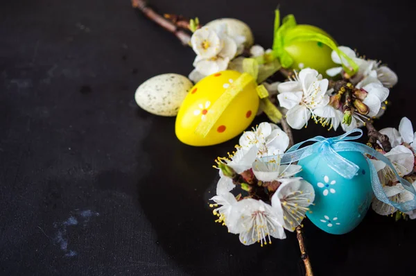 Conceito de primavera com flor de pêssego — Fotografia de Stock