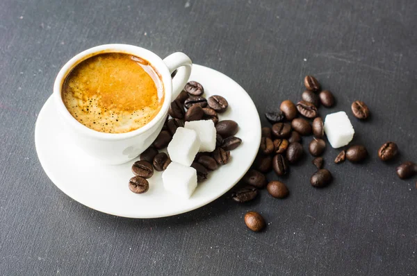 Rustikale Kaffeezeit — Stockfoto