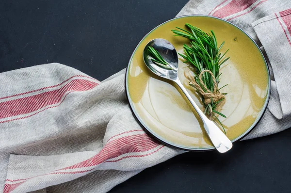 Concepto de alimento ecológico con romero — Foto de Stock