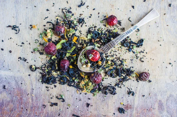 Organic floral tea concept — Stock Photo, Image