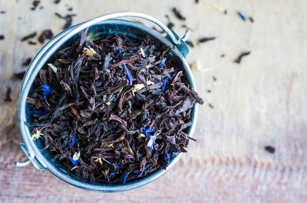 Concepto de té floral orgánico — Foto de Stock