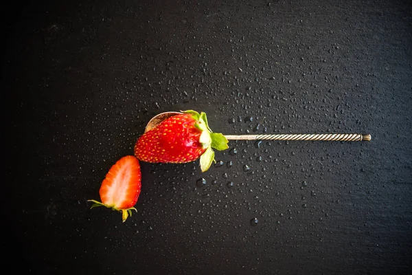 Hälsosam frukost koncept — Stockfoto