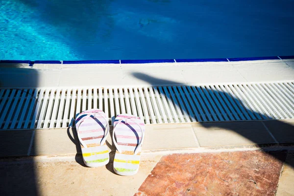 Piscina relajar concepto — Foto de Stock