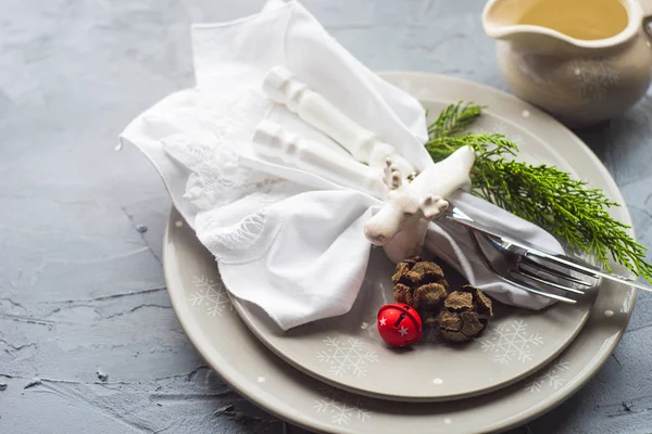 Rustic table setting — Stock Photo, Image