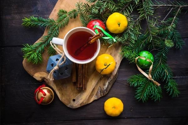 圣诞节酝酿茶 — 图库照片