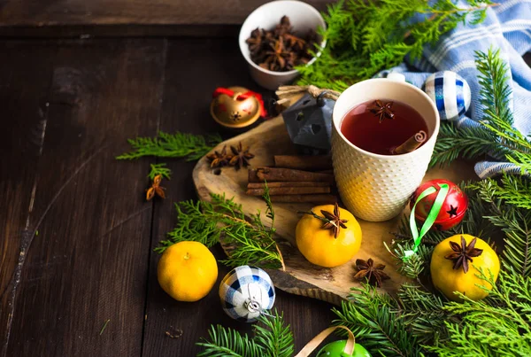 Tè rimuginato di Natale — Foto Stock