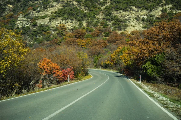 Paisagem outonal da região de Kartli — Fotografia de Stock