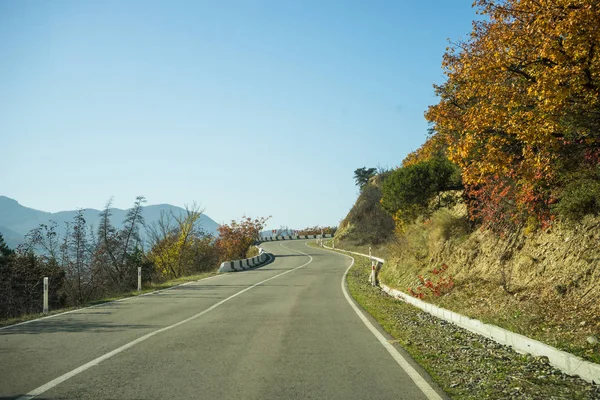 Herfst landschap van regio Kartli — Stockfoto