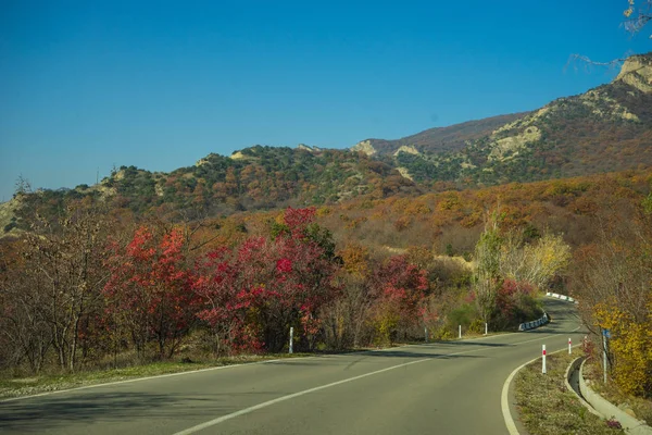 Paisagem outonal da região de Kartli — Fotografia de Stock