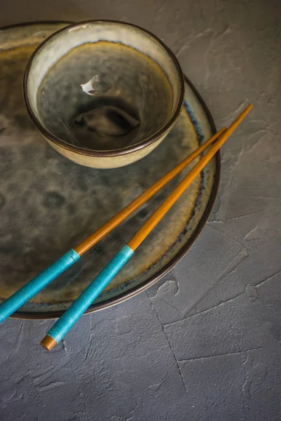 Πίνακα με chopsticks — Φωτογραφία Αρχείου