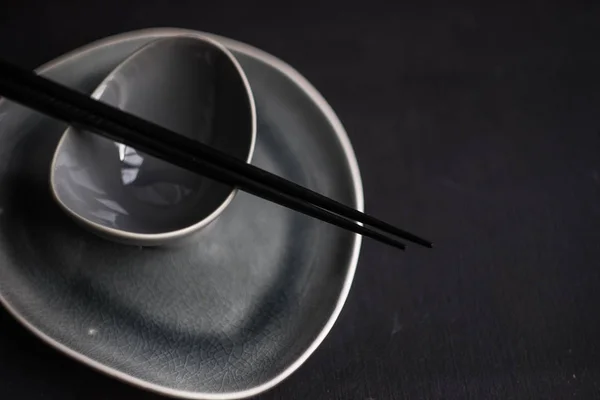 Conjunto de mesa com pauzinhos — Fotografia de Stock