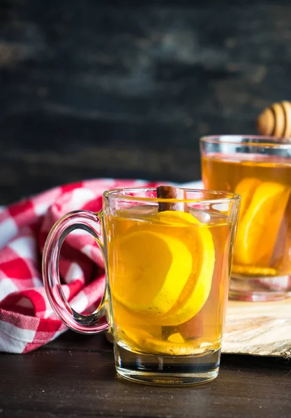 Té con jengibre y limón — Foto de Stock