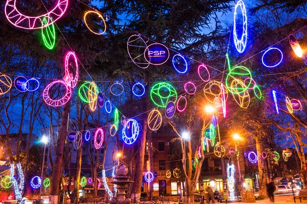 Año Nuevo en Tiflis, Georgia — Foto de Stock