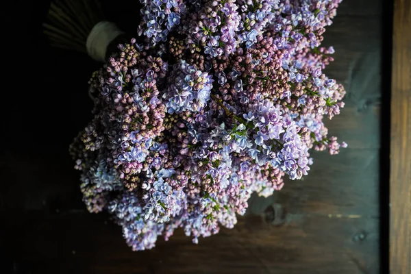 Lilac flowers in a bunch — Stock Photo, Image