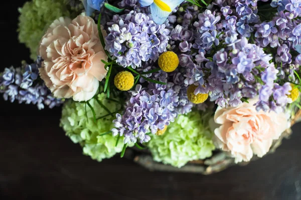 Florales Konzept für Karte — Stockfoto