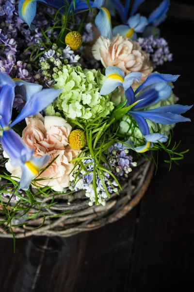 Conceito floral para cartão — Fotografia de Stock