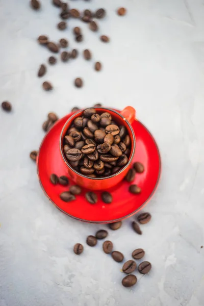 Los granos de café como concepto alimentario —  Fotos de Stock