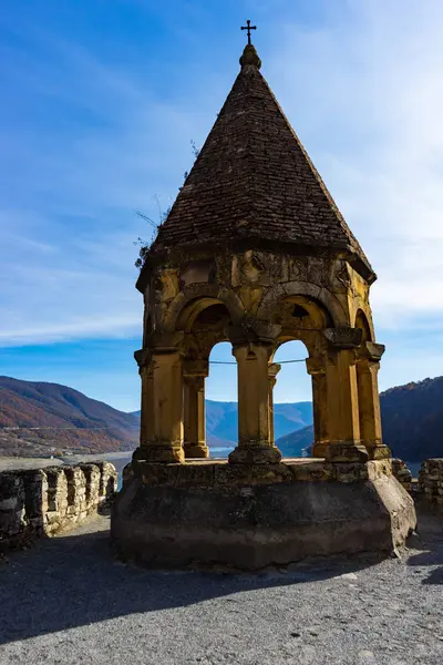 Famous Ananuri castle in Georgia — Stock Photo, Image