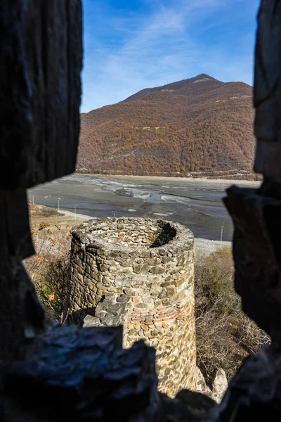 Famoso castello Ananuri in Georgia — Foto Stock