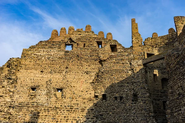 Qsnis tsikhe lub zamek w Mukhrani / Ksani — Zdjęcie stockowe