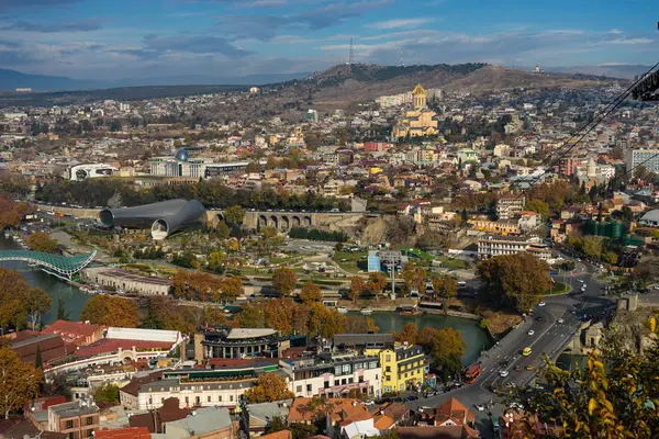 Місто Тбілісі в центрі міста — стокове фото