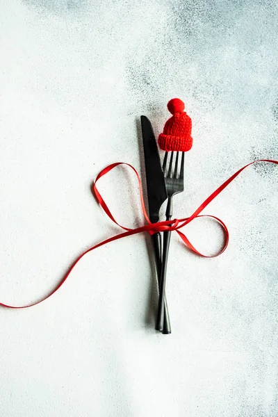 Noel bıçakçılık set — Stok fotoğraf