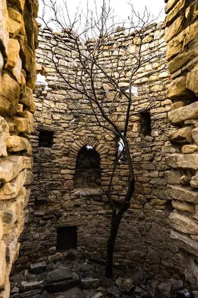 Ruins of Akhaltsikhe castle — Stock Photo, Image