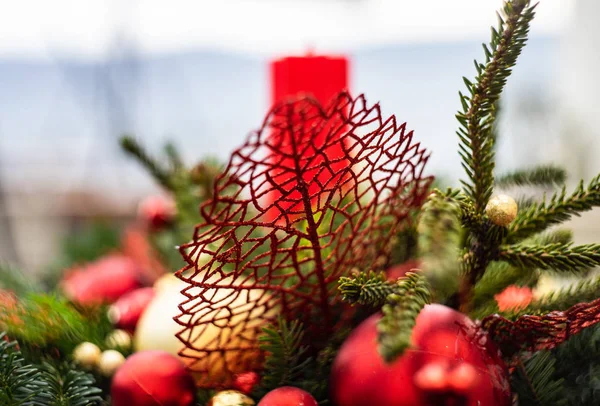 Jul festlig sammensætning - Stock-foto