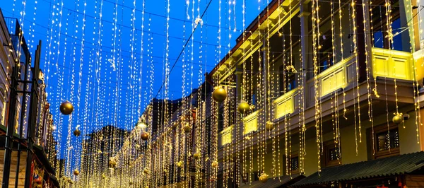 Iluminação de Ano Novo de Tbilisi — Fotografia de Stock