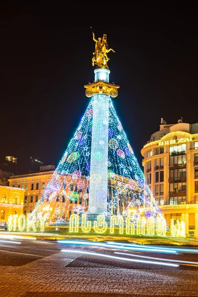 Tbilisi's New Year Illumination — 스톡 사진