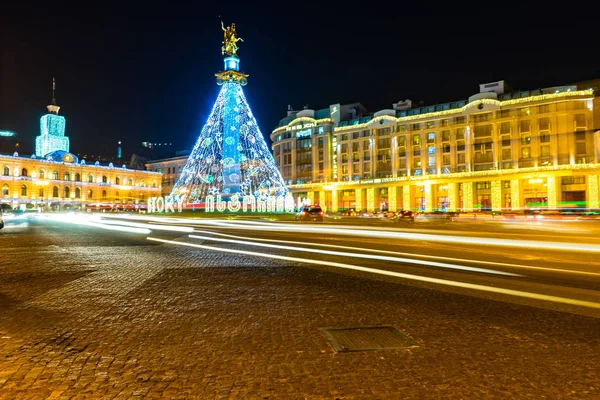 Tbilisi's New Year Illumination — 스톡 사진