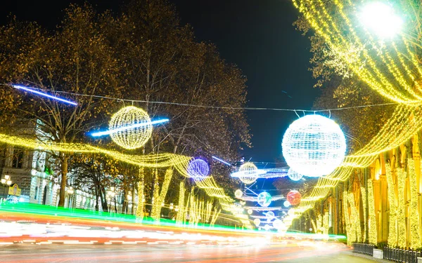 Iluminación de Año Nuevo de Tiflis — Foto de Stock