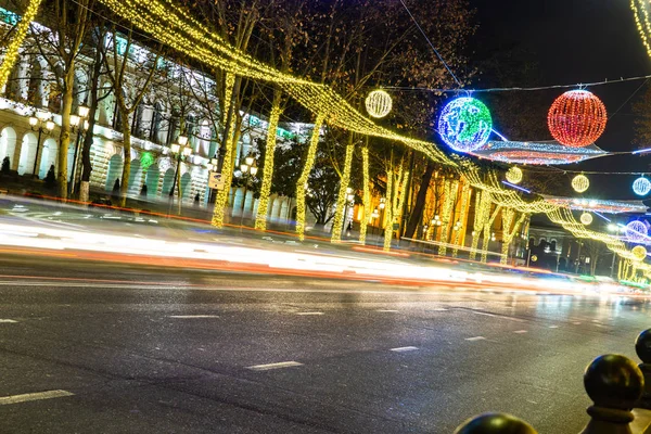 Iluminação de Ano Novo de Tbilisi — Fotografia de Stock