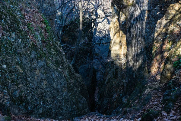 Каньйон birtvisi в Грузії — стокове фото