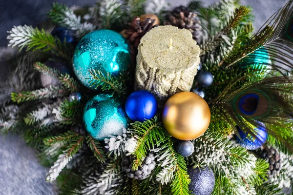 Composizione festiva di Natale — Foto Stock