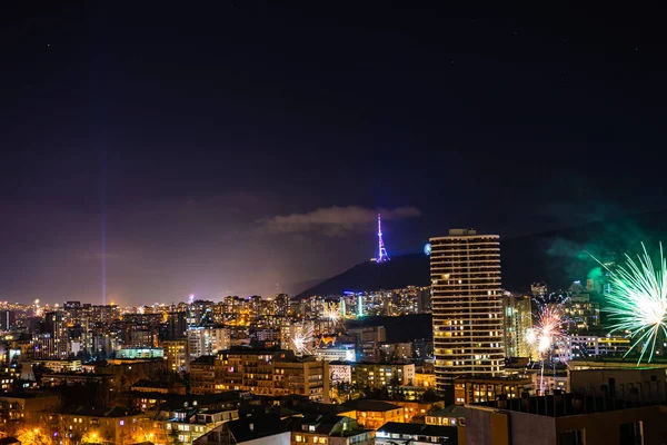 Новогодняя встреча в Тбилиси — стоковое фото