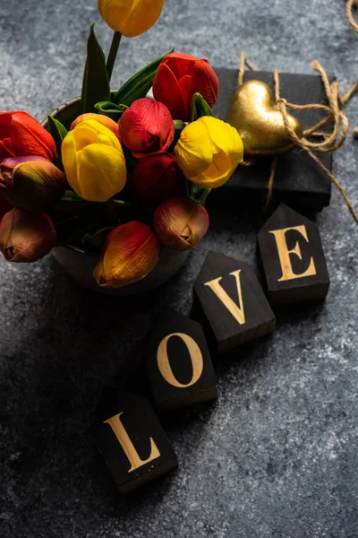 Conceito de cartão de dia de São Valentim — Fotografia de Stock