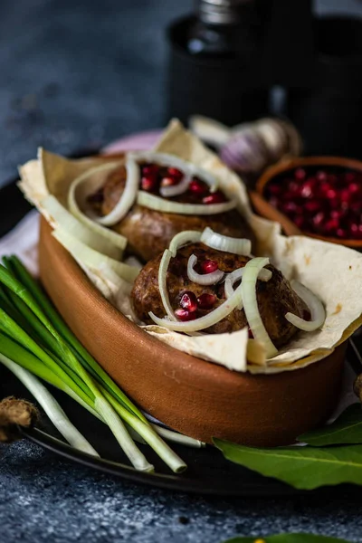 Traditionelle georgische Küche — Stockfoto