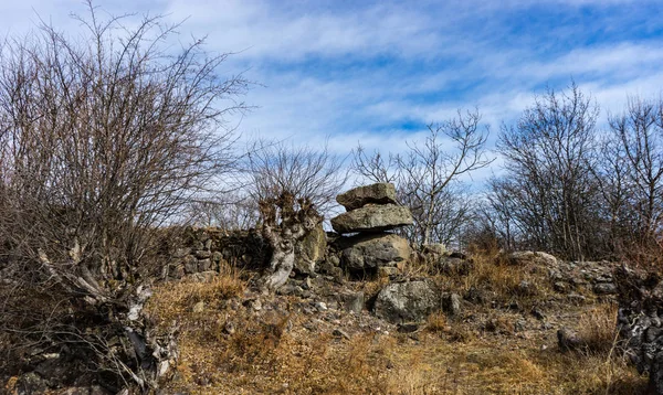 Ruinen der alten Stadt Samshvilde — Stockfoto