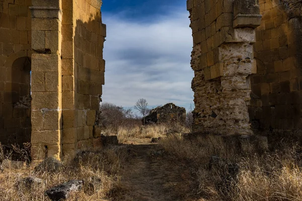 Stare miasto Samshvilde ruiny — Zdjęcie stockowe