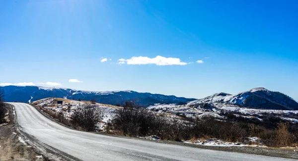 Famous Landscape Gombori Pass Caucasus Mountain Way Tbilisi Kakheti Region — Stock Photo, Image