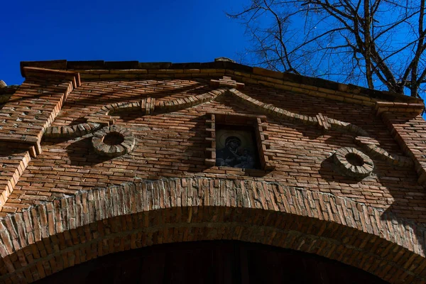 Famoso Monumento Medieval Georgiano Akhali Monasterio Nueva Shuamta Región Kakheti —  Fotos de Stock